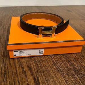 Hermes belt with buckle